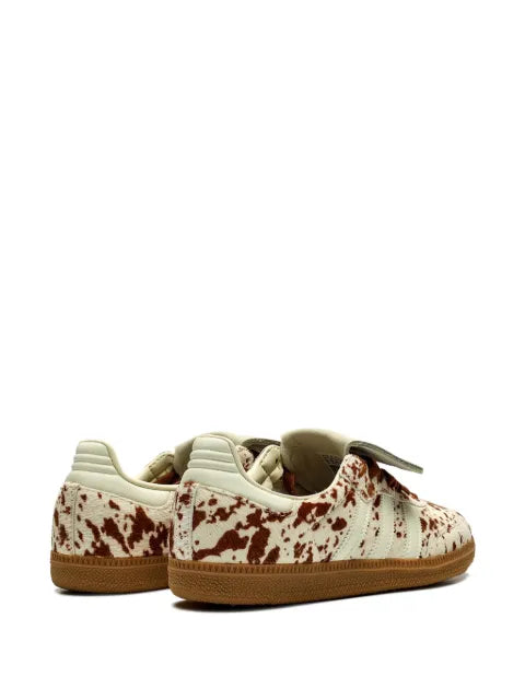 adidas Samba LT "Cow Print - Brown/White" sneakers