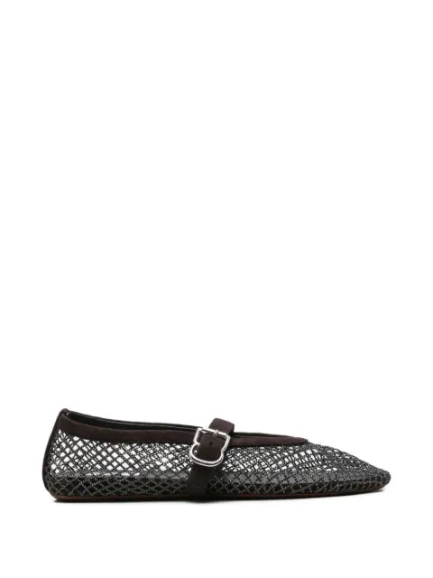 Alaïa Ballet flats in strass fishnet