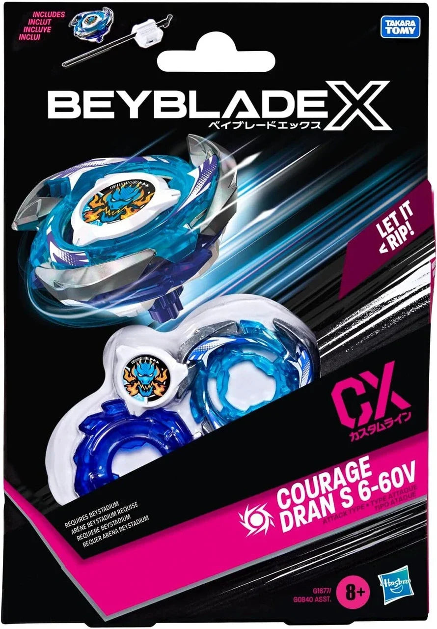 Hasbro Beyblade X CX-01 Courage Dran S 6-60V