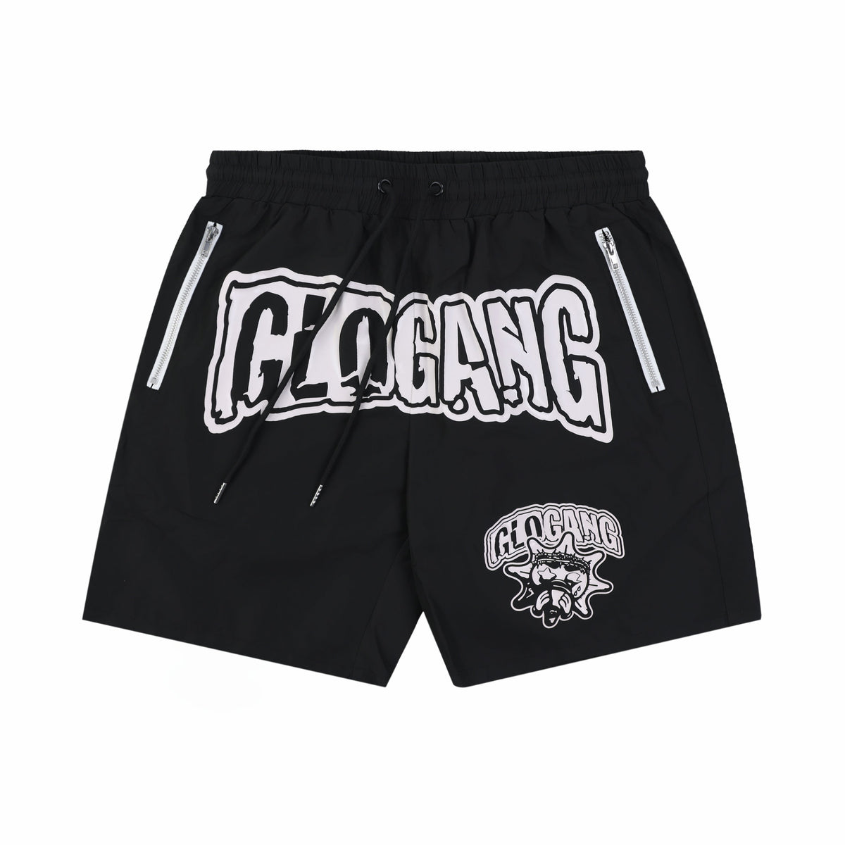 Glo Gang Ovaya Nylon Shorts (Black)