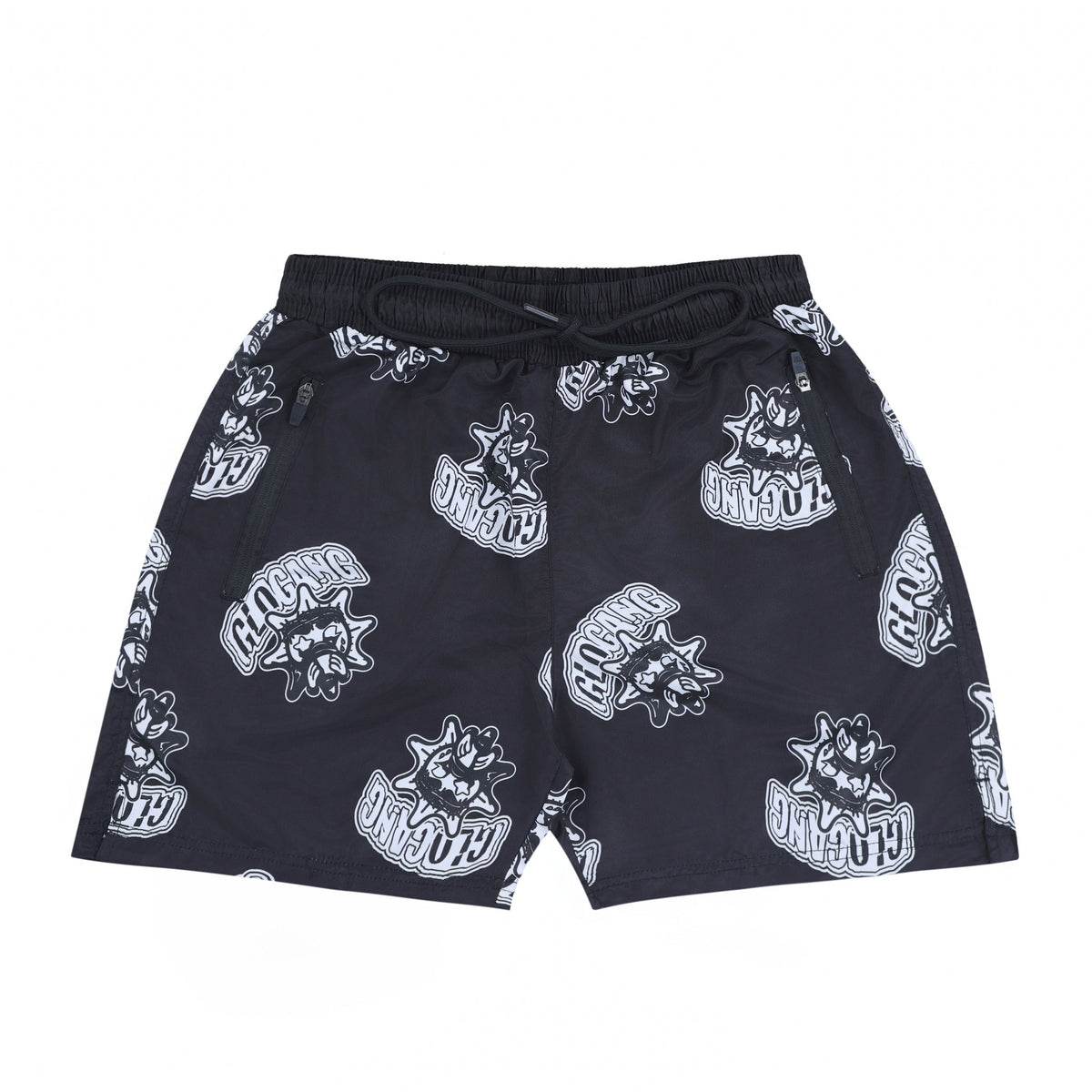 Glo Sun Pattern Shorts (Black)