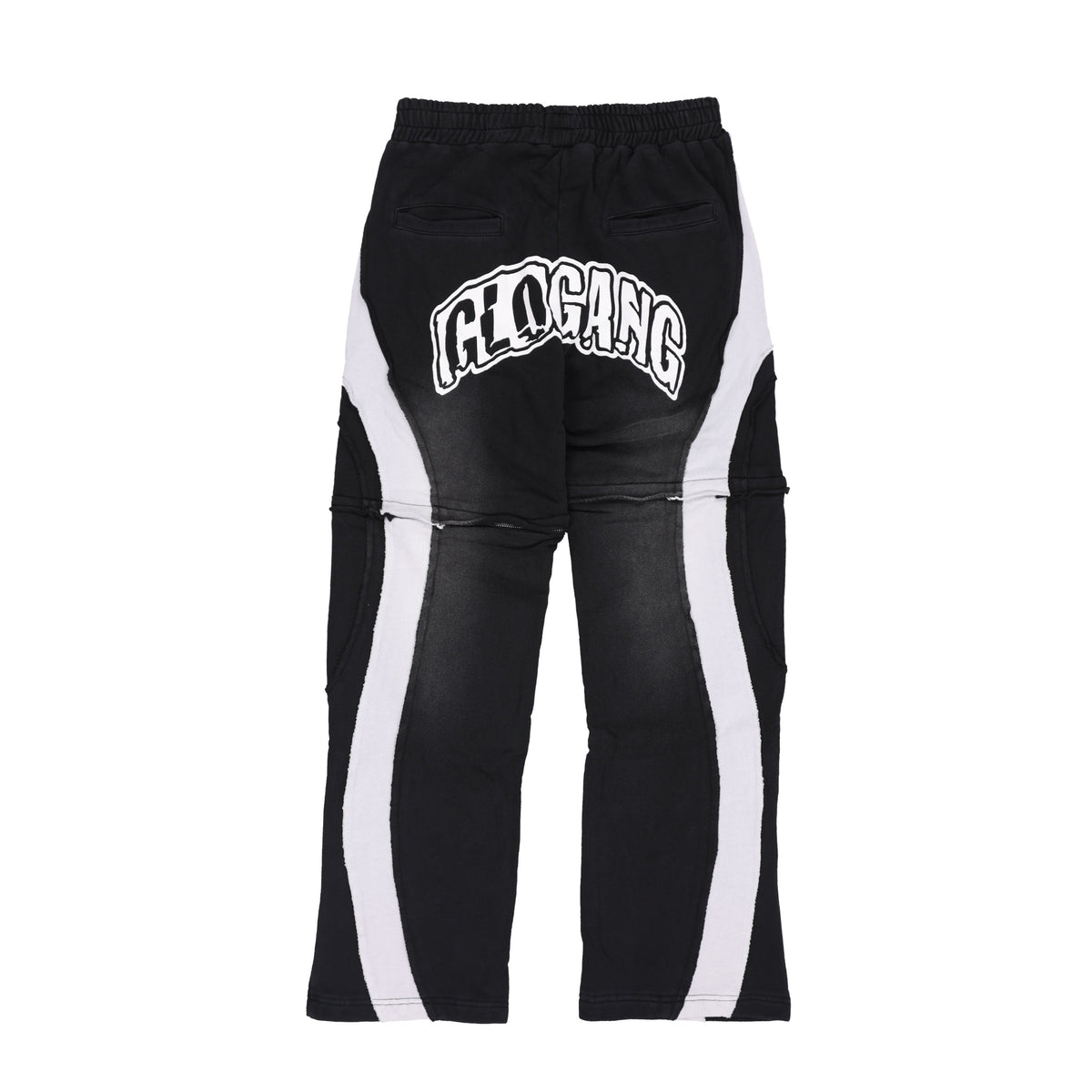 Glo Gang Zip Off Sweatpant (Black)