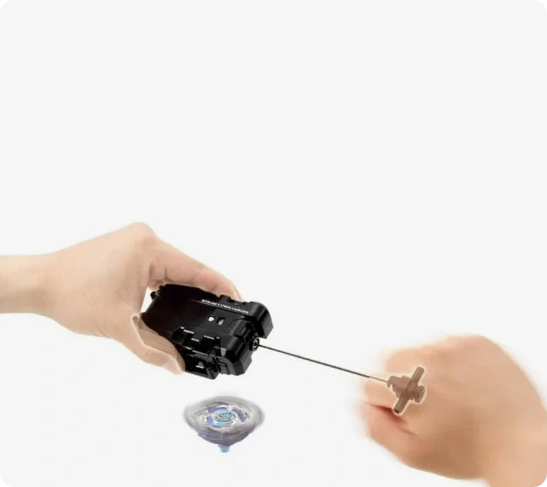 Takara Tomy Beyblade BX-18 Black String Launcher