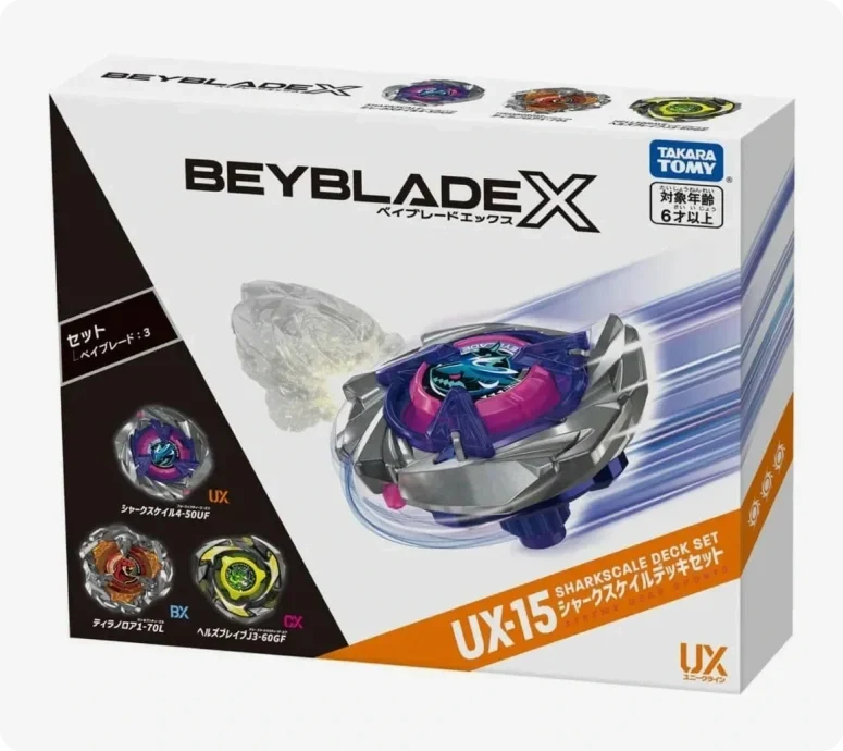 Beyblade X UX-15 SharkScale Deck Set