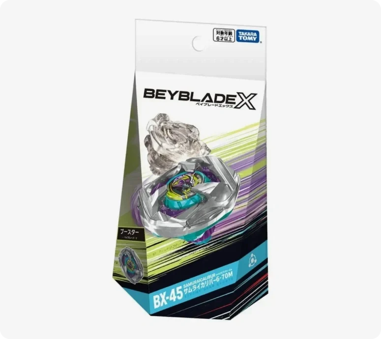 Takara Tomy Beyblade X BX-45 SamuraiCalibur 6-70M