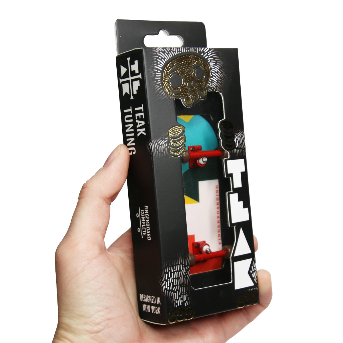 33.3mm Boxy Shape Prolific Gen2 Fingerboard Complete - "Bold Letters" Graphic - Gen2 Prodigy Trucks + Pro Duro Bubble Bushings