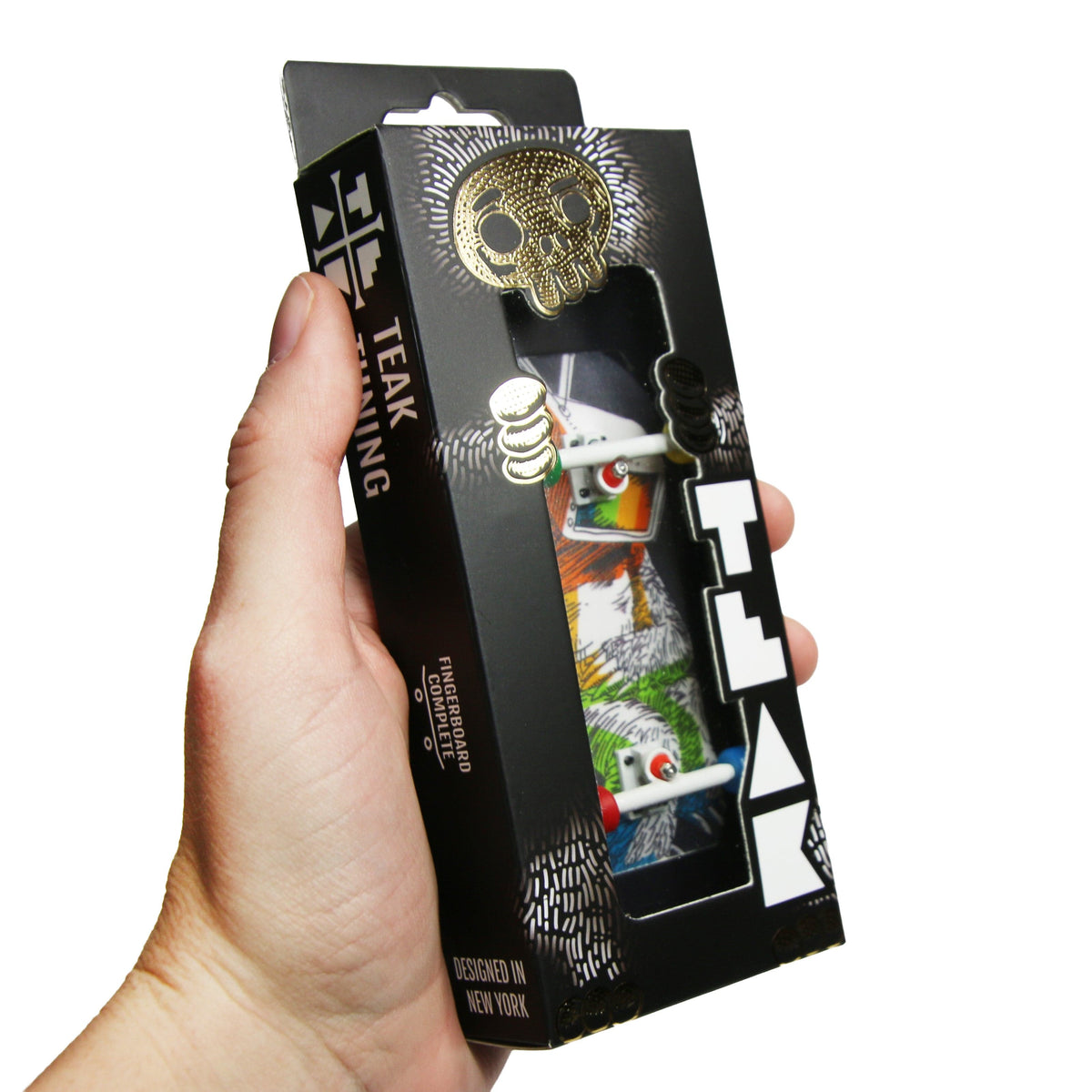 34mm Prolific Gen2 Fingerboard Complete - "Calibrating Yeti" Graphic - Gen2 Prodigy Trucks + Pro Duro Bubble Bushings