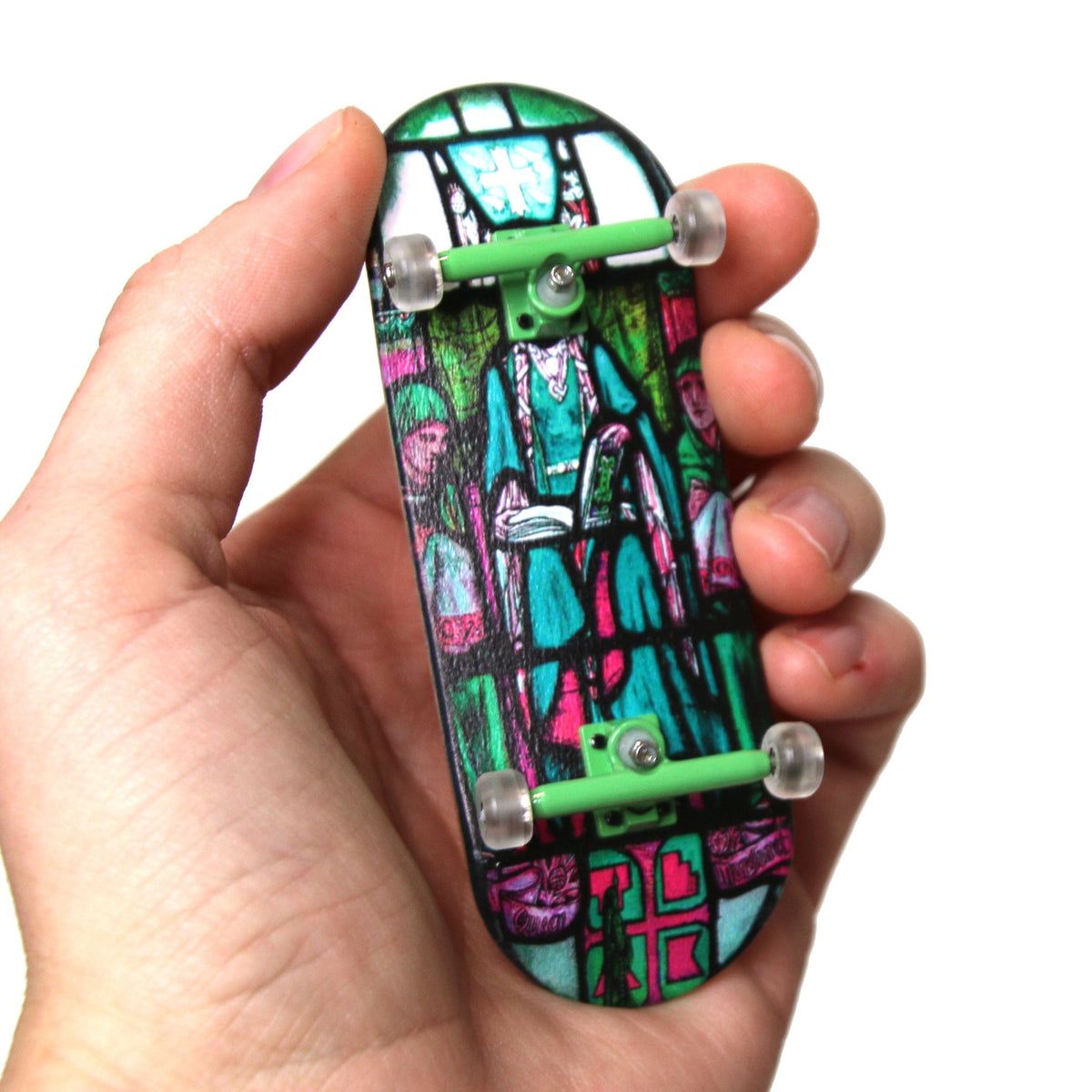 34mm Gen2 Fingerboard Complete - "Queen Margaret Stained Glass" Edition