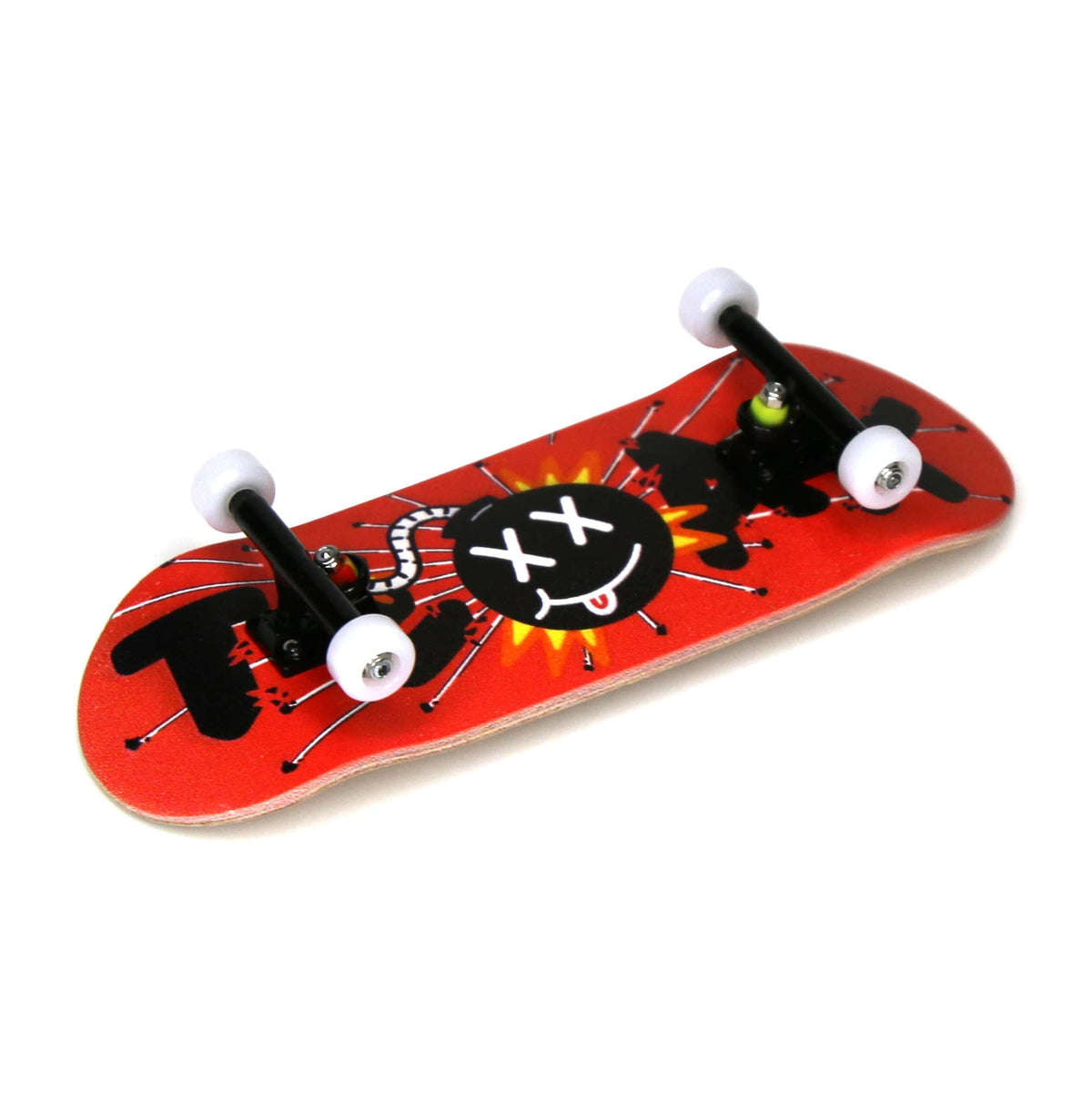 34mm Prolific Gen2 Fingerboard Complete - "Kaboom" Graphic - Gen2 Prodigy Trucks + Pro Duro Bubble Bushings