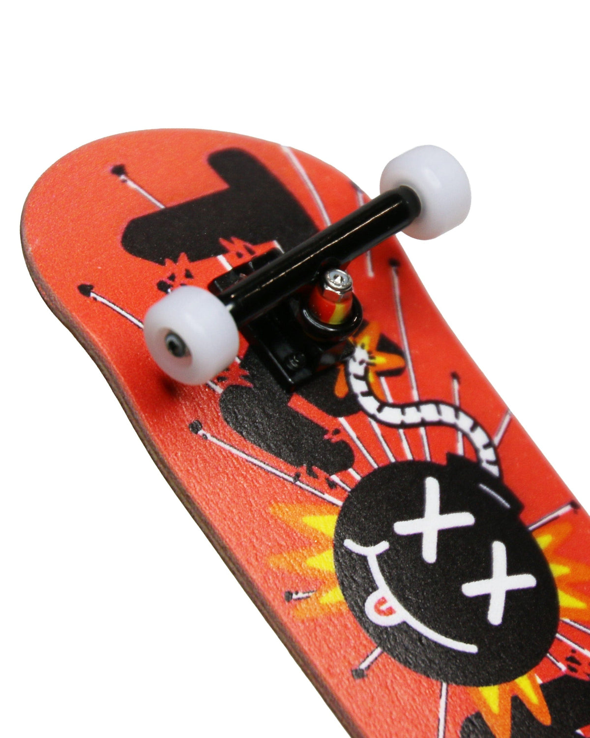 34mm Prolific Gen2 Fingerboard Complete - "Kaboom" Graphic - Gen2 Prodigy Trucks + Pro Duro Bubble Bushings