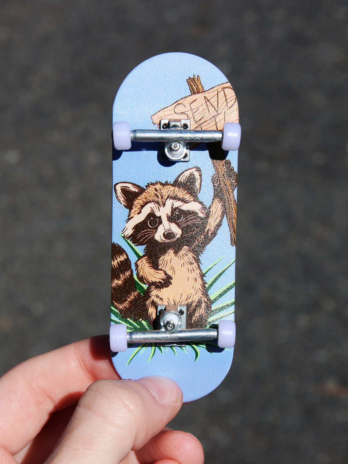 34mm Prolific Gen2 Fingerboard Complete - "Send It" Graphic - Gen2 Prodigy Trucks + Pro Duro Bubble Bushings