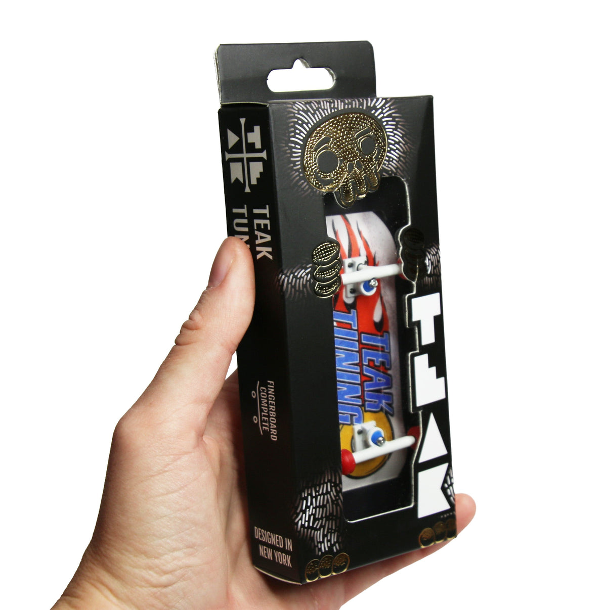 34mm Prolific Gen2 Fingerboard Complete - "Apex Burn Out" Graphic - Gen2 Prodigy Trucks + Pro Duro Bubble Bushings
