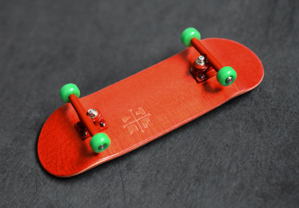 32mm Prolific Gen2 Fingerboard Complete - "Watermelon" Colorway - Gen2 Prodigy Trucks + Pro Duro Bubble Bushings