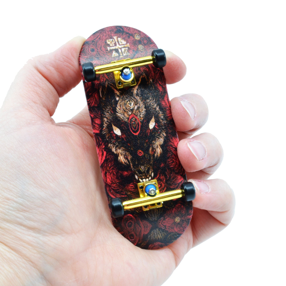 34mm Prolific Gen2 Fingerboard Complete - "Howl in the Night" Graphic - Gen2 Prodigy Trucks + Pro Duro Bubble Bushings