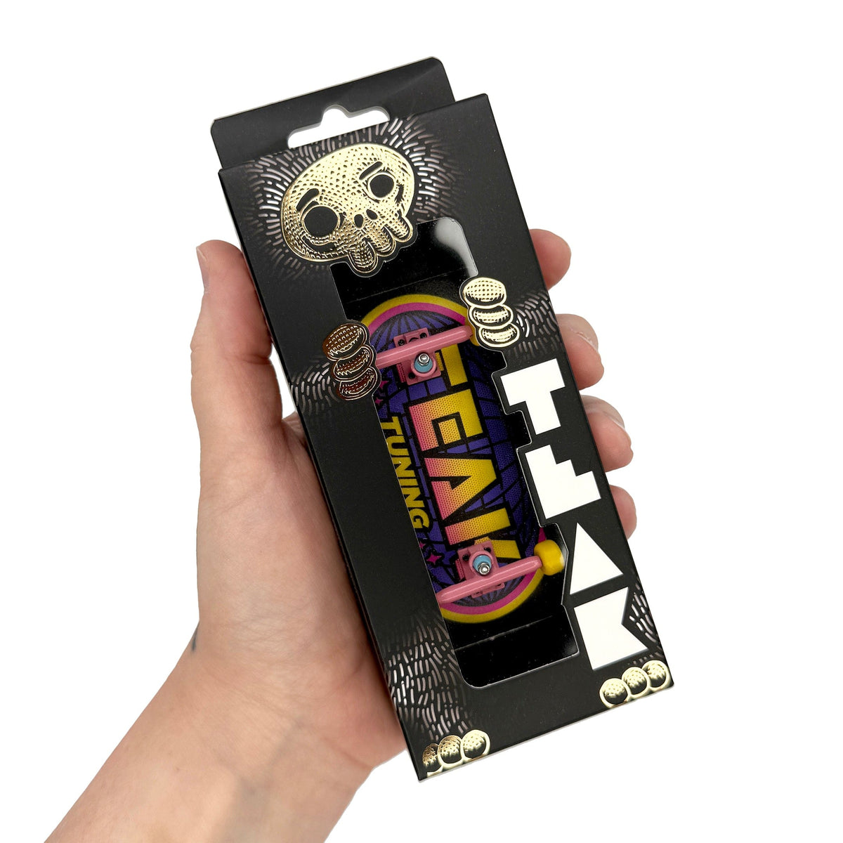 34mm Prolific Gen2 Fingerboard Complete - "Retro Remix" Graphic - Gen2 Prodigy Trucks + Pro Duro Bubble Bushings
