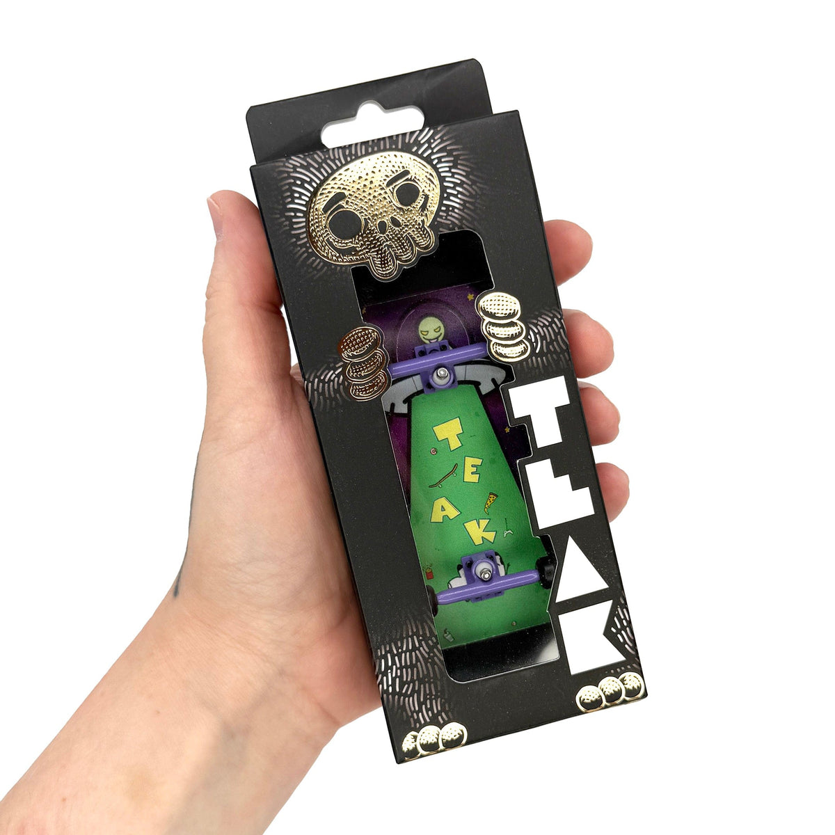 34mm Prolific Gen2 Fingerboard Complete - "UFO Sighting" Graphic - Gen2 Prodigy Trucks + Pro Duro Bubble Bushings