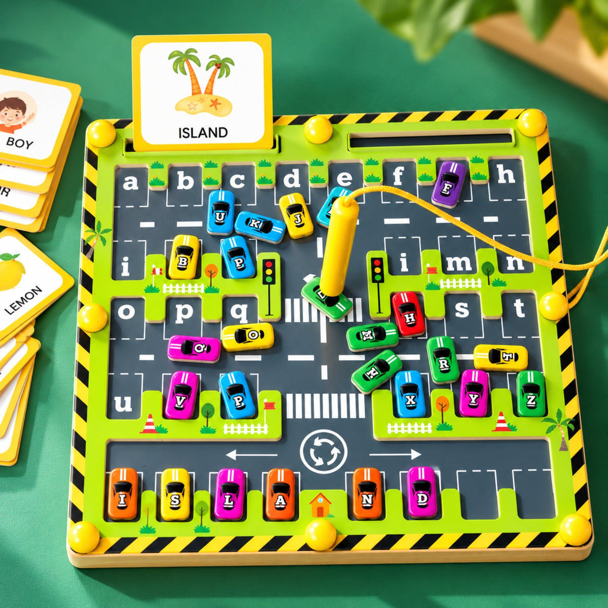 Montessori Alphabet Car Maze