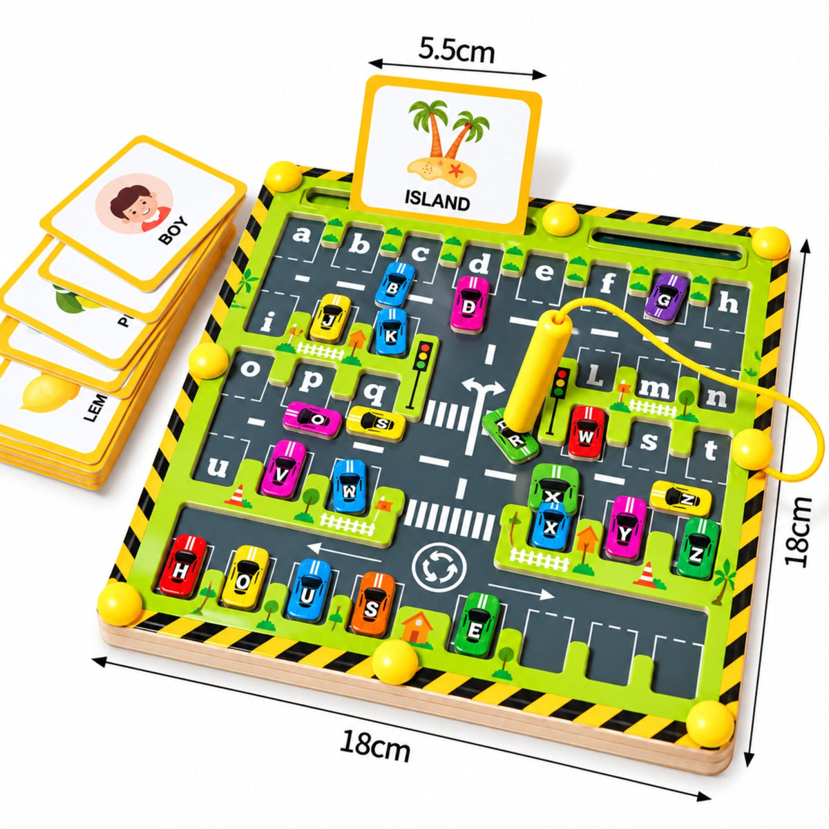 Montessori Alphabet Car Maze