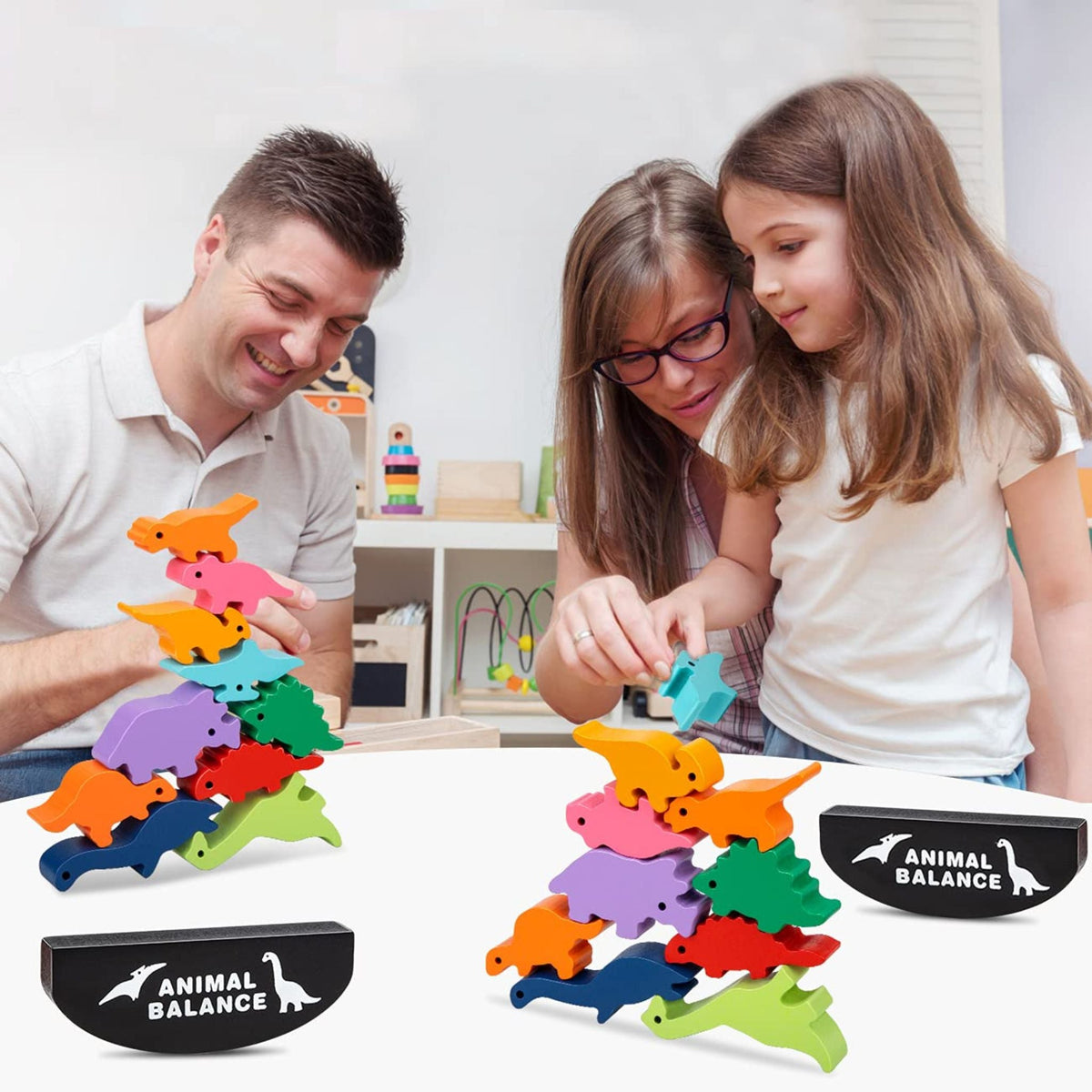 Montessori Animal Balance Blocks
