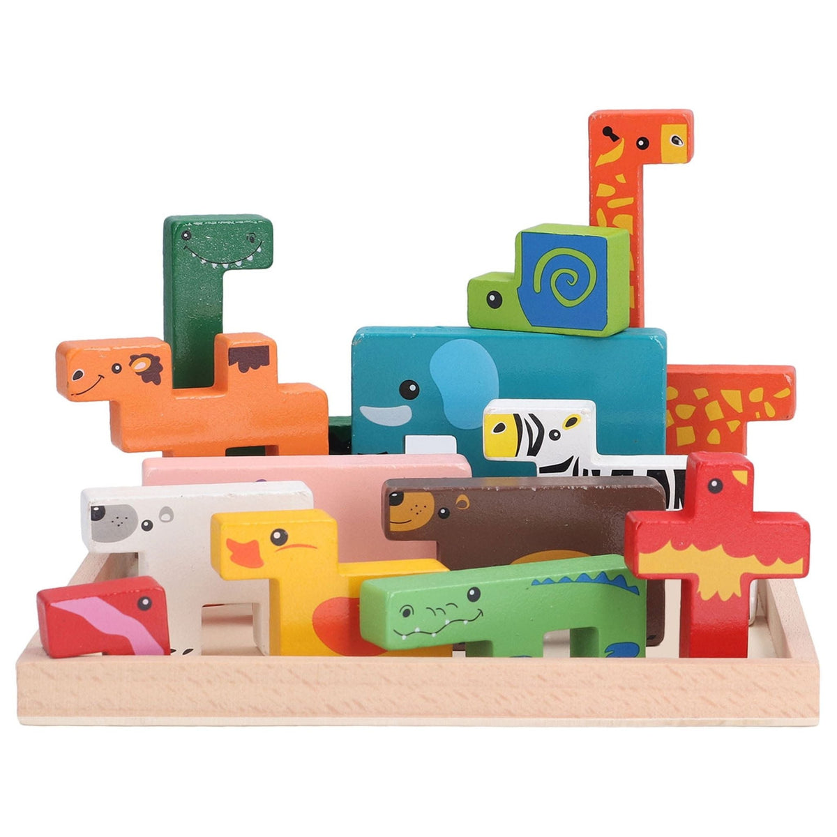 Montessori Animal Building Blocks