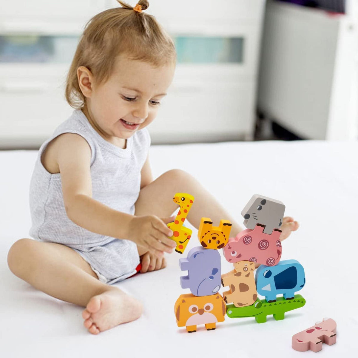Montessori Animal Stacking Blocks