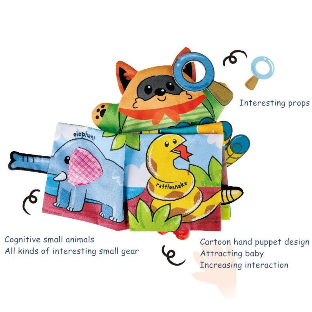Montessori Baby Cloth Book