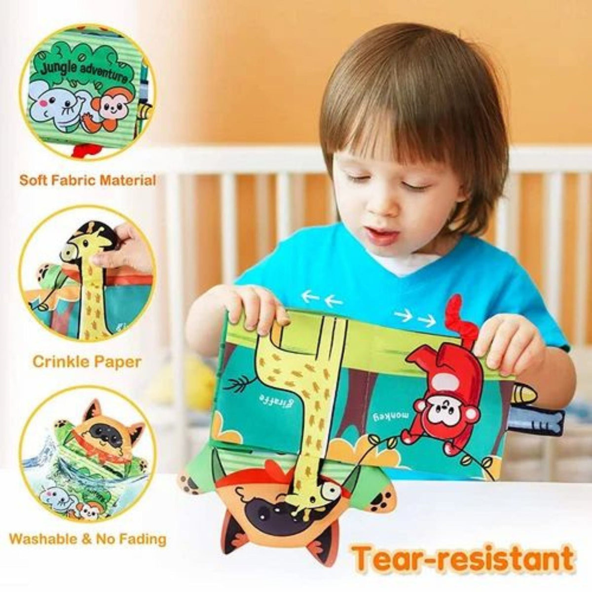 Montessori Baby Cloth Book