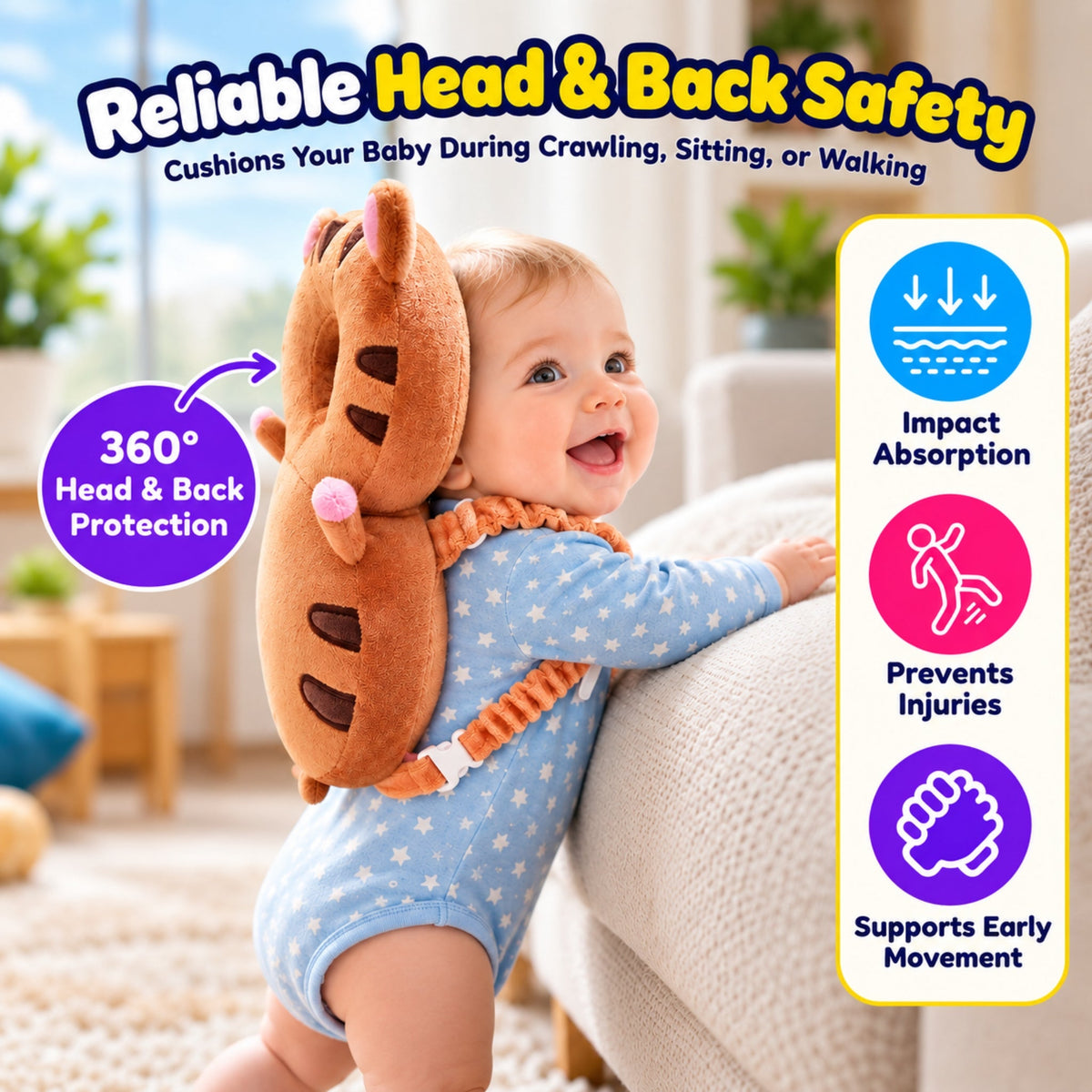 Montessori Baby Head Protector