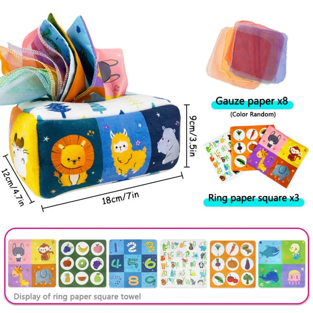 Montessori Baby Tissue Box