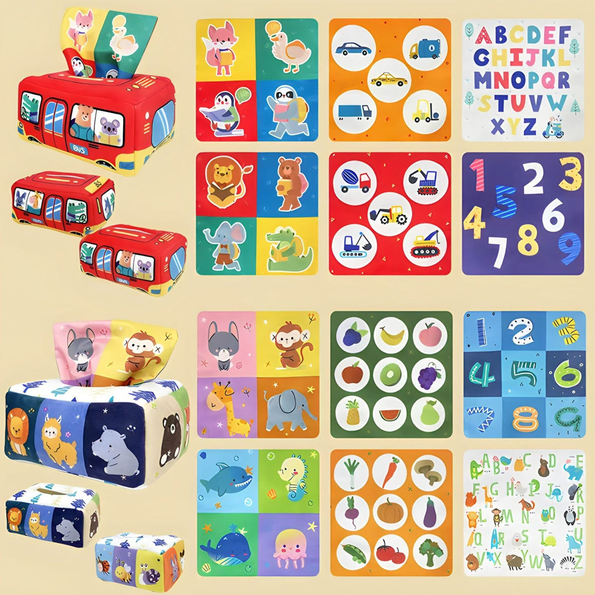 Montessori Baby Tissue Box