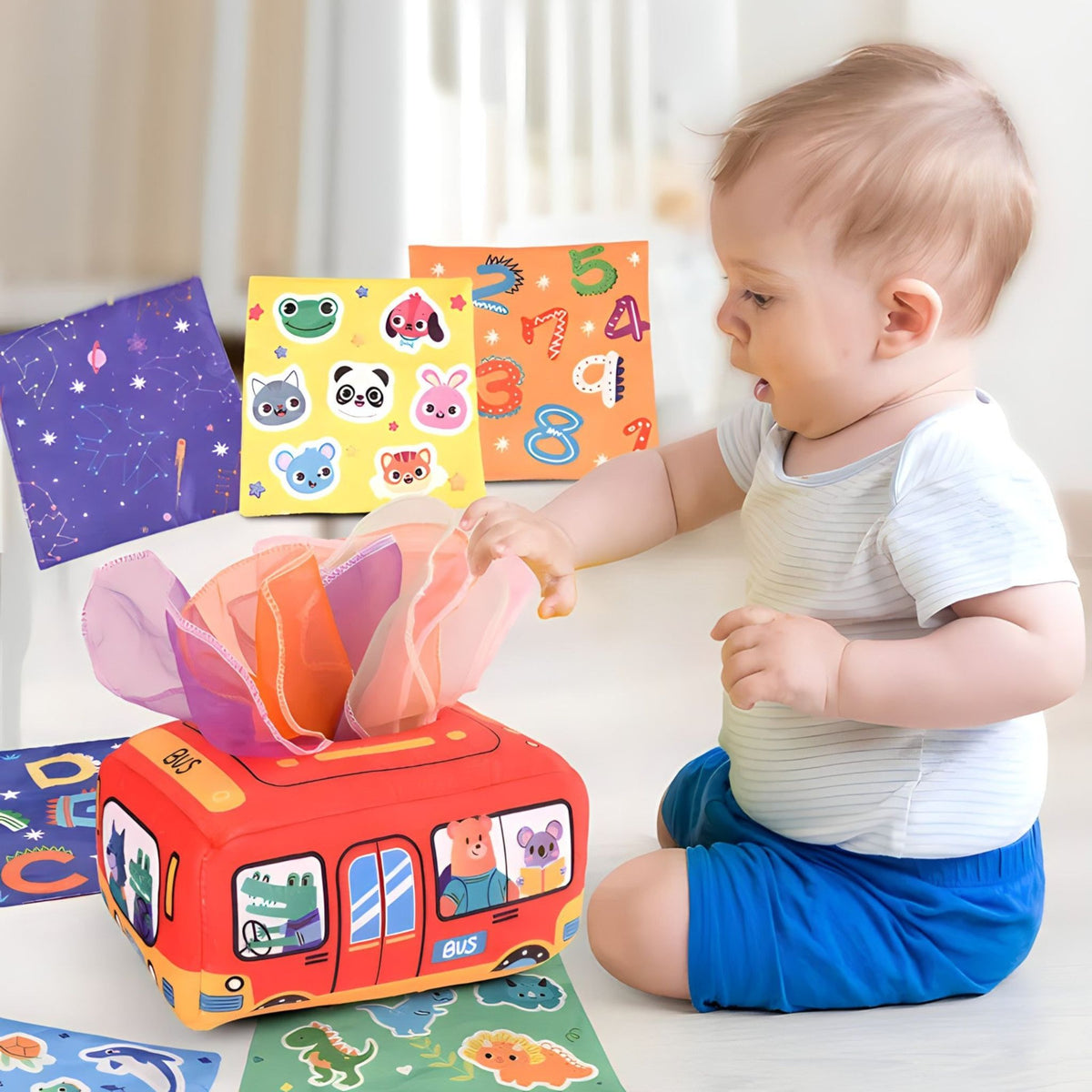 Montessori Baby Tissue Box