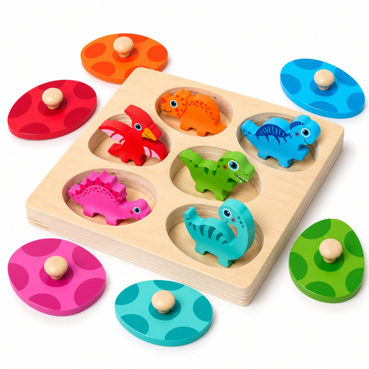 Montessori Dinosaur Egg Match