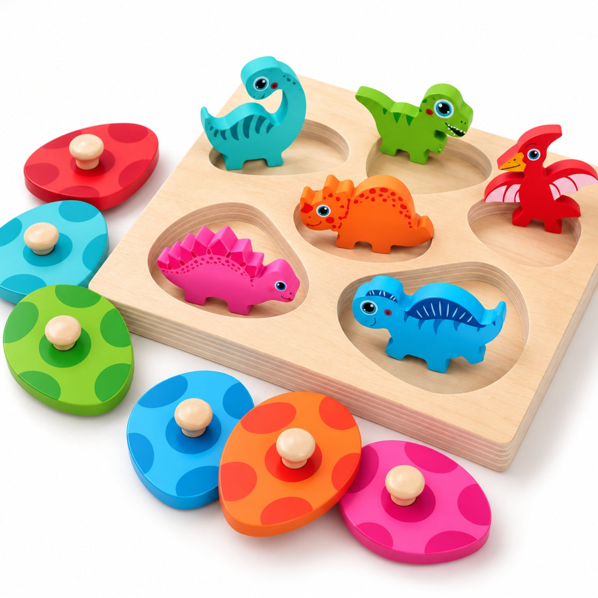 Montessori Dinosaur Egg Match