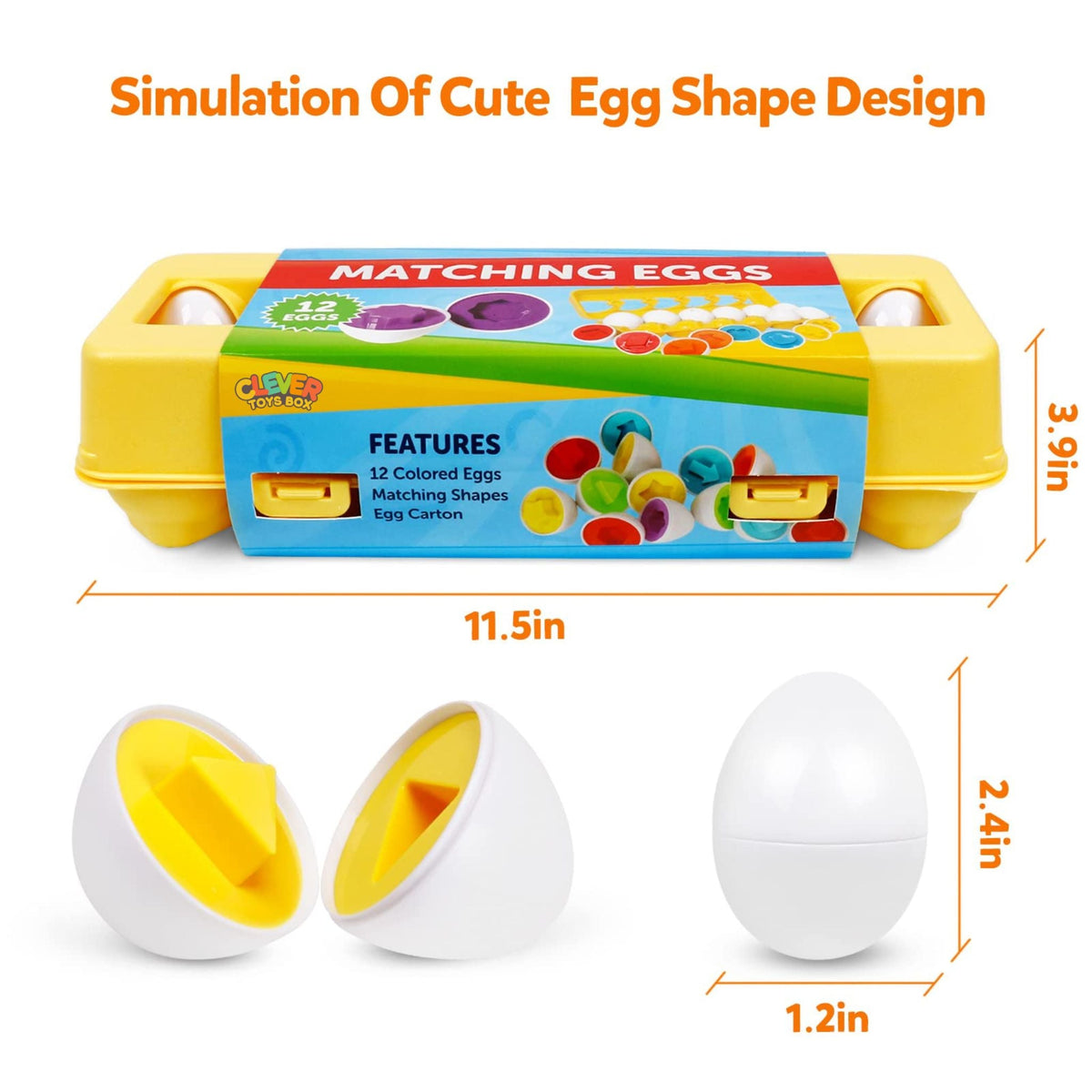 Montessori Geometric Eggs