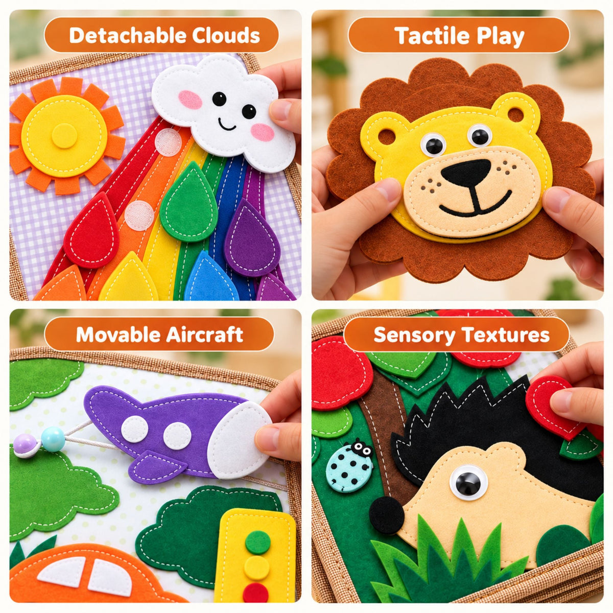 Montessori Giraffe Busy Book