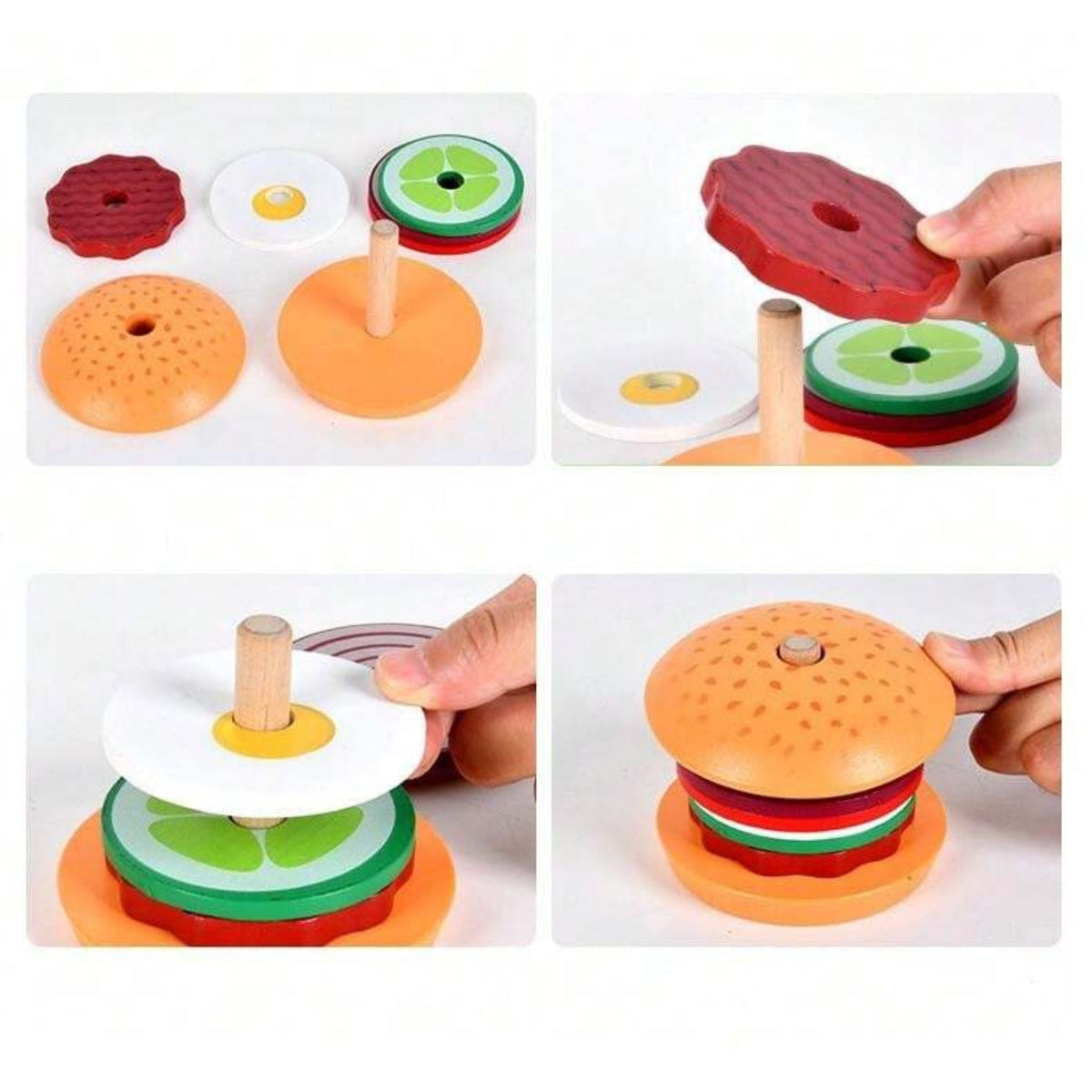 Montessori Hamburger Builder