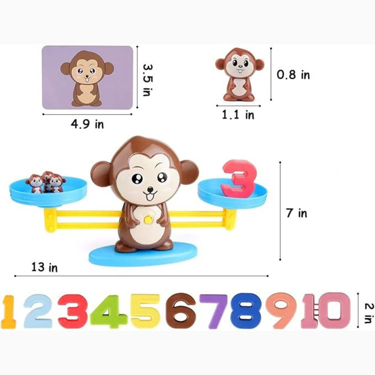 Montessori Monkey Math Balance