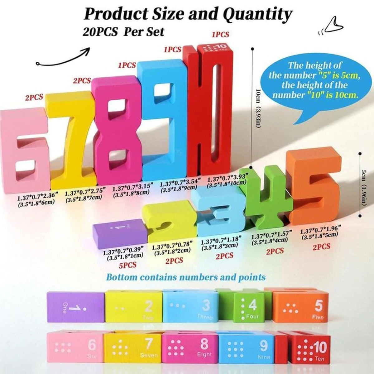 Montessori Number Building Blocks