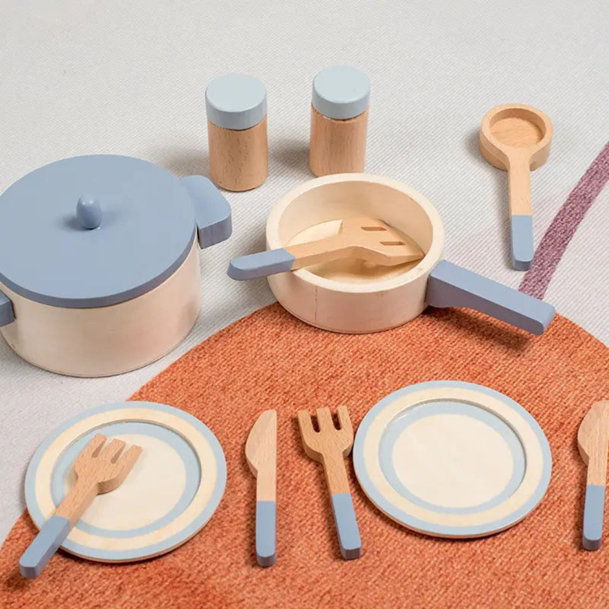 Montessori Wooden Kitchen Toy Set