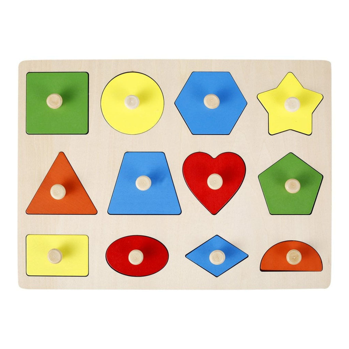 Montessori Wooden Shapes Puzzle
