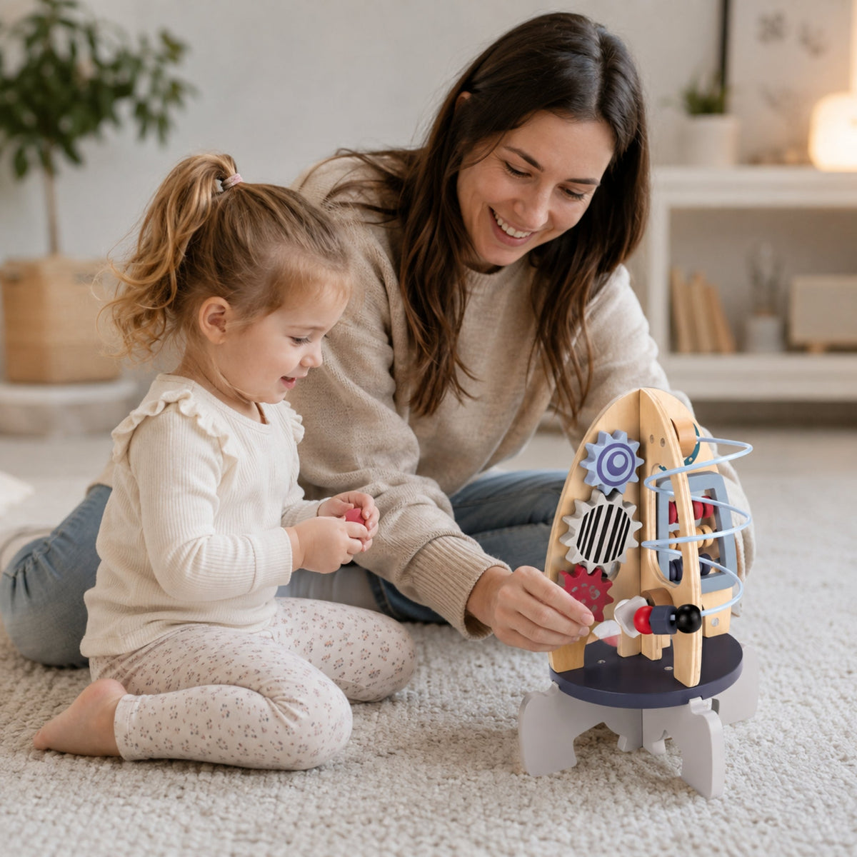 Montessori Wooden STEM Rocket