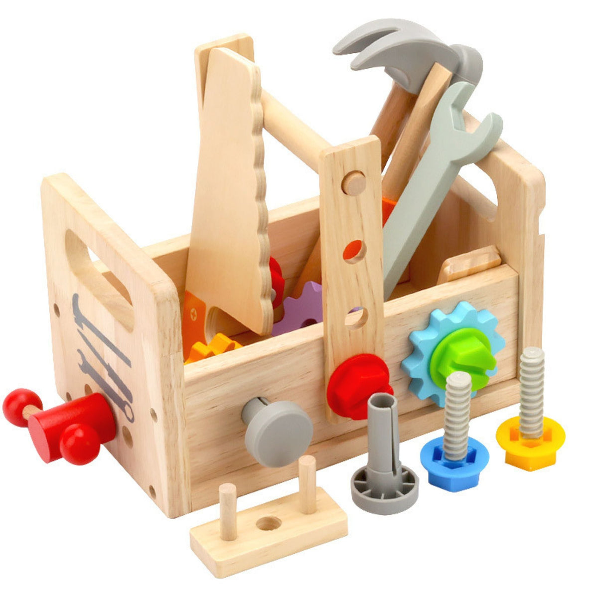 Montessori Wooden Toolbox Set