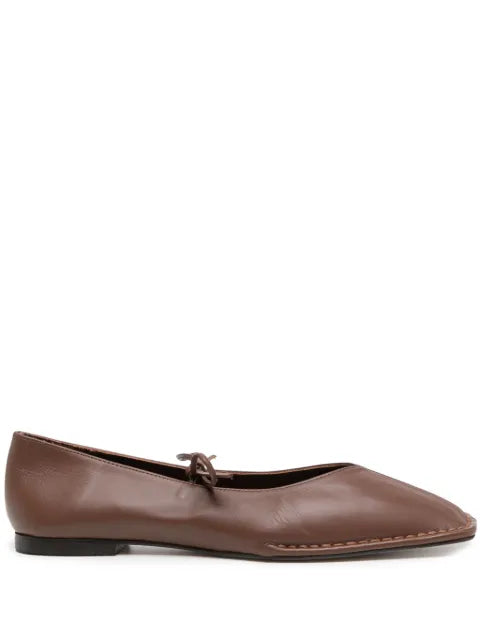 ALOHAS Sway leather ballerina shoes
