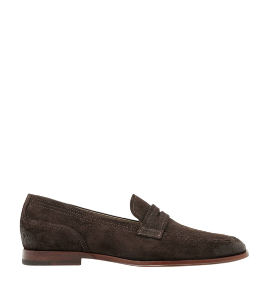 AllSaints Suede Jules Stitch Loafers