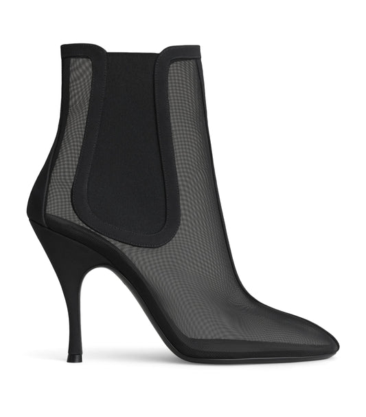Alaïa Meshed Heeled Chelsea Boots 100