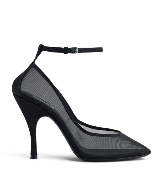 Alaïa Mesh Ankle-Strap Pumps 100