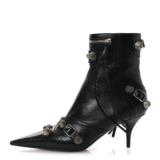 BALENCIAGA CAGOLE ARENA ANKLE BOOTS BLACK