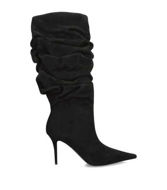 Amina Muaddi Suede Anok Boots 90