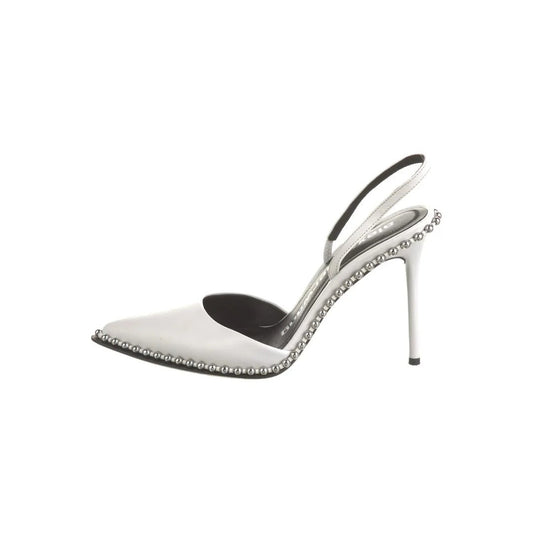 ALEXANDER WANG TIA SLINGBACK PUMP WHITE