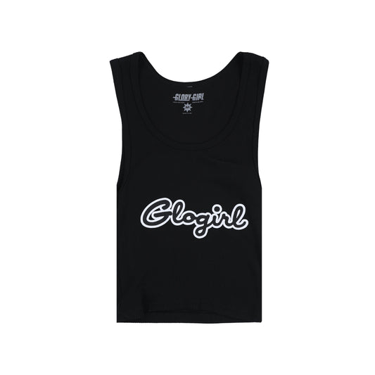 All Around the World Glo Girl Tank Top (Black)